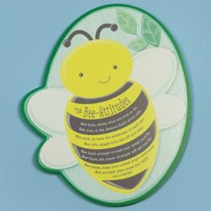 Picture of Bee attitudes plaque