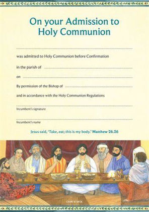 Picture of Certificate Holy Communion (x10) CAHC