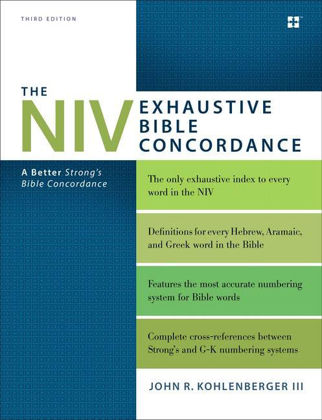 Picture of NIV Exhaustive Bible concordance (3rd edition)