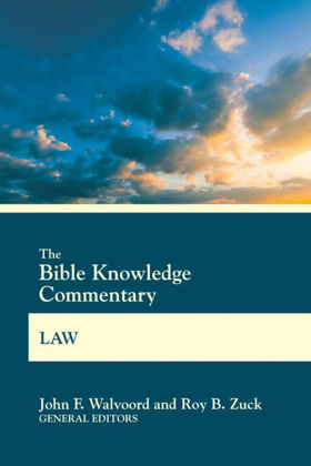 Picture of Bible knowledge commentary - Law