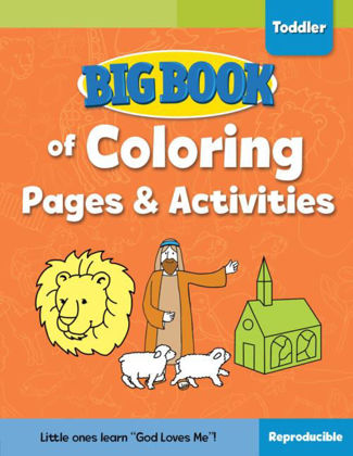 Picture of Big book Bible of colouring pages activities for Toddlers