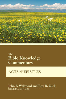 Picture of Bible knowledge commentary - Acts & Epistles