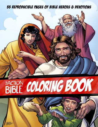 Picture of Action Bible colouring book