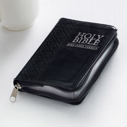 Picture of KJV Pocket Zip Black