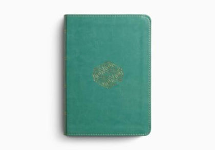 Picture of ESV Large Print Compact Teal Bouquet