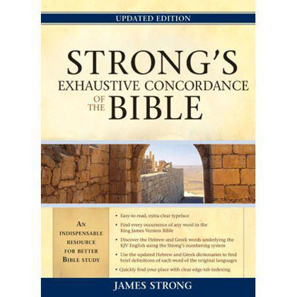 Picture of Strong's exhaustive concordance of the bible