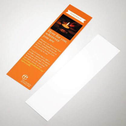 Picture of Funeral guests bookmark (50)