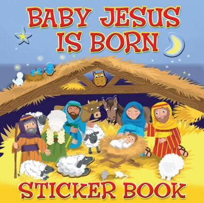 Picture of Baby Jesus is born sticker book