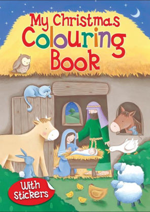 Picture of Christmas colouring book