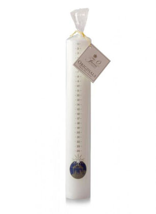 Picture of Numbered Advent candle 12"x2" Stable