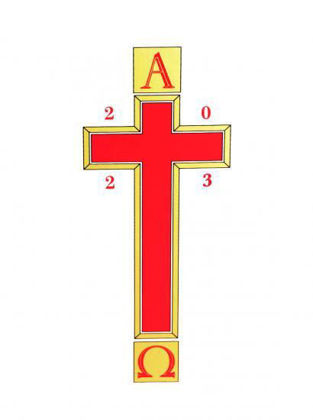 Picture of Paschal transfer - Alpha omega Red cross