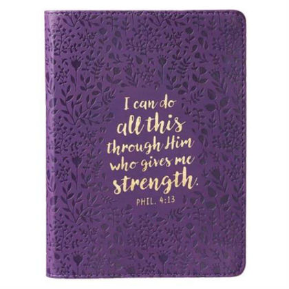 Picture of Journal: Purple - Phil 4:13 (JL239)