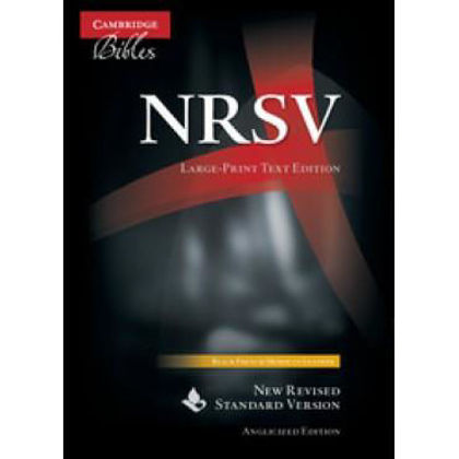 Picture of NRSV Large Print Black