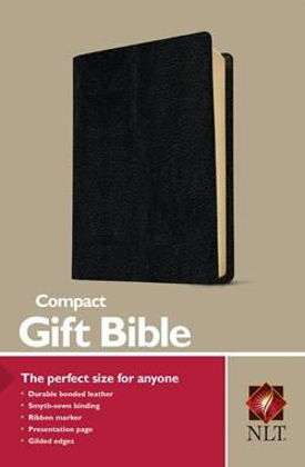 Picture of NLT Compact Gift bonded leather bible - black