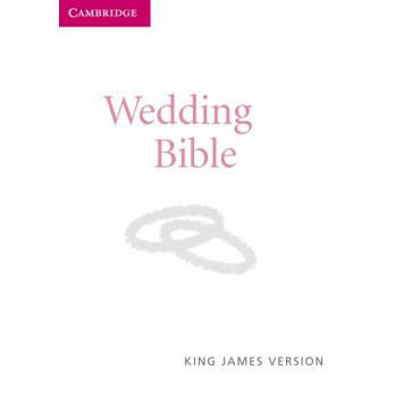 Picture of KJV wedding bible Ruby text White