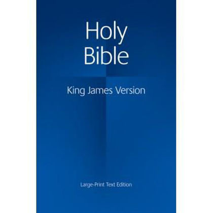 Picture of KJV Large Print Blue