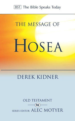 Picture of BST: Message of Hosea