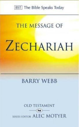 Picture of BST: Message of Zechariah