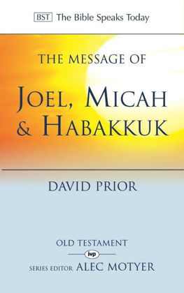 Picture of BST: Message of Joel Micah Habakkuk