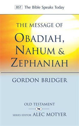 Picture of BST: Message of Obadiah Nahum Zephaniah