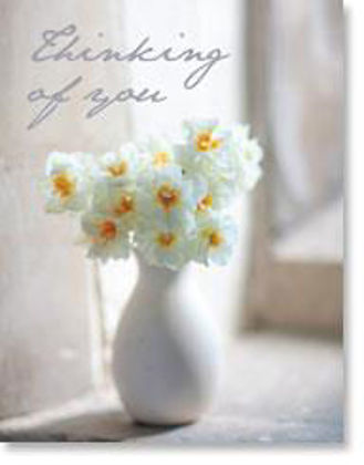 Picture of Cheerfulness in white vase