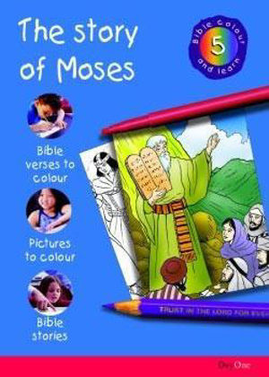 Picture of Bible colour and learn: 05 Moses