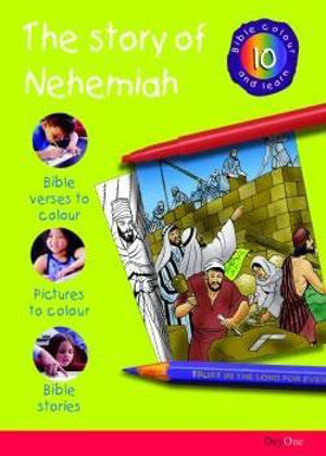 Picture of Bible colour and learn: 10 Nehemiah