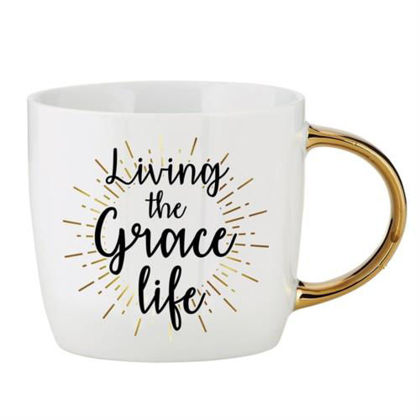 Picture of Gilded Mug Living Grace Life