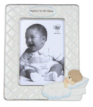 Picture of Precious Moments - Boy Baptism Frame