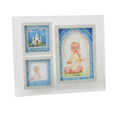 Picture of Christening Day Blue 3D Frame