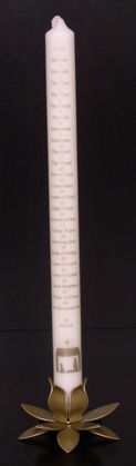 Picture of Advent candle - Ivory - Stable names