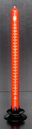 Picture of Advent candle - Star - Names/Red