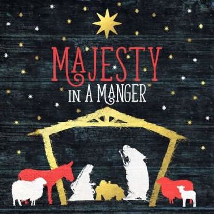 Picture of Majesty in a manger