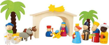 Picture of Wooden Manger set