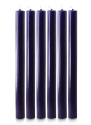 Picture of Advent candles 6 Purple 12'' x 1''