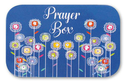 Picture of Tin prayer box - Flowers