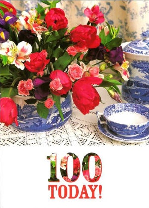 Picture of 100th - Red tulip arrangement