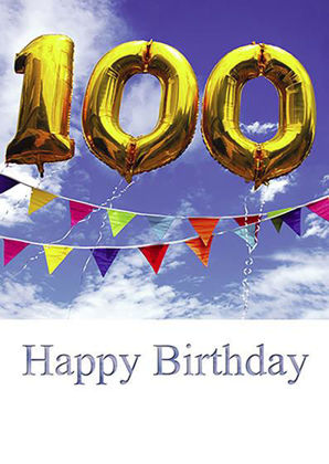 Picture of 100th - Balloons and bunting