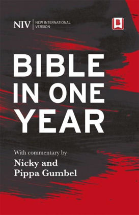 Picture of NIV Bible in one year with commentary