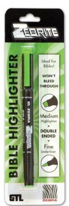 Picture of Double ended highligher - green