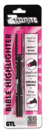 Picture of Double ended highligher - pink