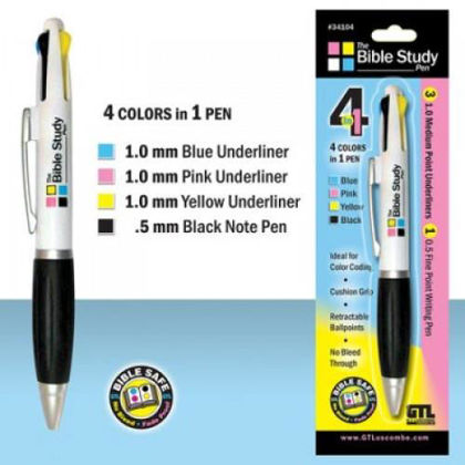 Picture of 4 colour bible marker pen