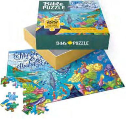 Picture of Bible puzzle: God's wonderful world (200 pc)