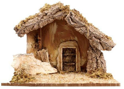 Picture of Nativity Shed/No Figures/LED Lights