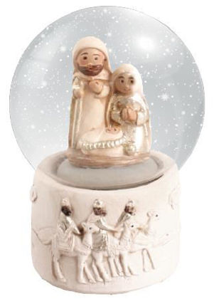 Picture of Resin nativity waterball