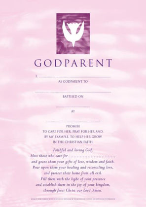 Picture of Godparent certificate - Girl - Cont (20)