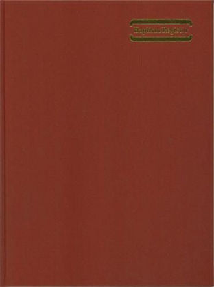 Picture of B8 Baptism register (128pp) Brown