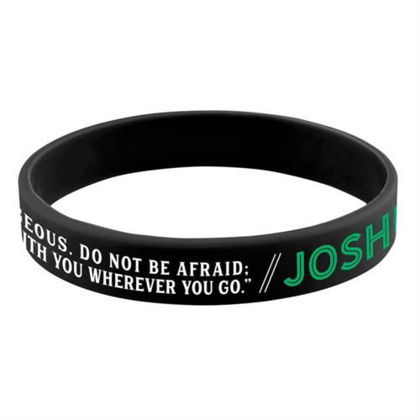 Picture of Joshua 1:9 Silicone Bracelet