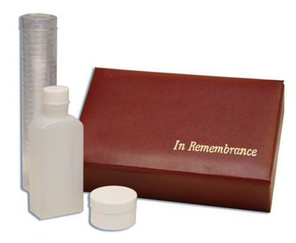 Picture of Portable communion set - basic maroon