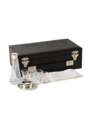 Picture of 8 Piece Set in Case with Glass Cruet